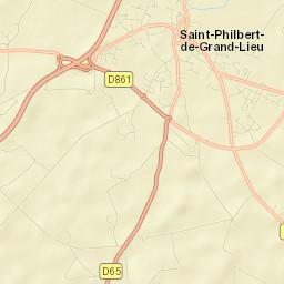 Saint-Philbert-de-Grand-Lieu Street Map
