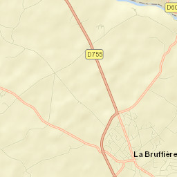 La Bruffière Street Map