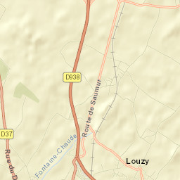Louzy Street Map