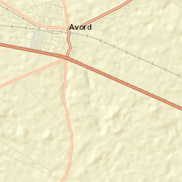 Avord Street Map