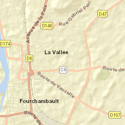 Fourchambault Street Map