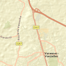 Varennes-Vauzelles Street Map