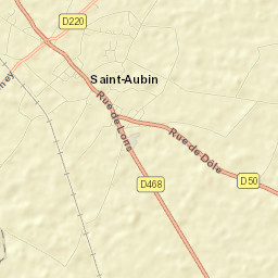 Saint-Aubin Street Map