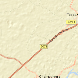 Tavaux Street Map