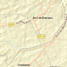 Arc-et-Senans Street Map