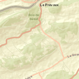 Le Locle District Street Map