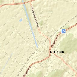 Kallnach Street Map