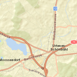 Urtenen Street Map