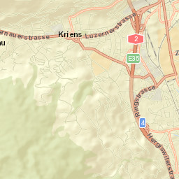 Kriens Street Map