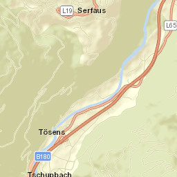 Serfaus Street Map