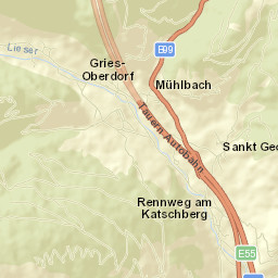 Rennweg am Katschberg Street Map