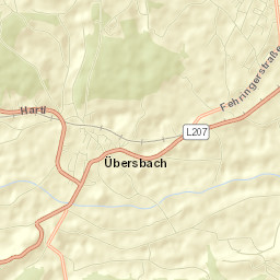 Übersbach Street Map