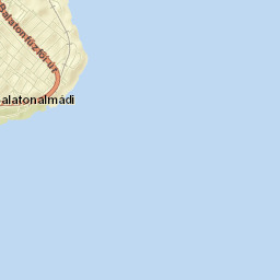 Balatonalmádi Street Map