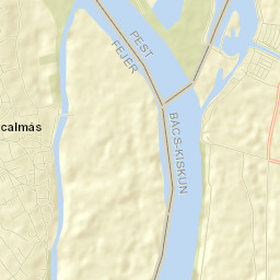 Rácalmás Street Map