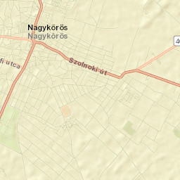 Nagykőrösi Járás Street Map