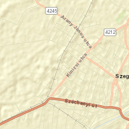 Szeghalom Street Map