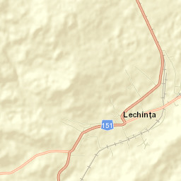 Comuna Lechinţa Street Map