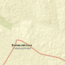 Velykoploske Street Map