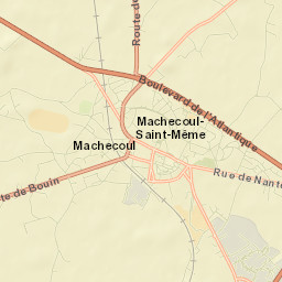Machecoul Street Map