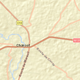 Chârost Street Map