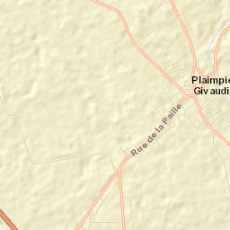 Plaimpied-Givaudins Street Map