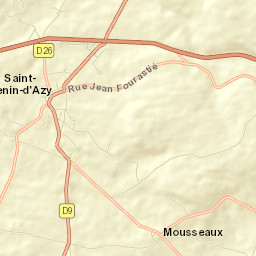 Saint-Benin-d’Azy Street Map