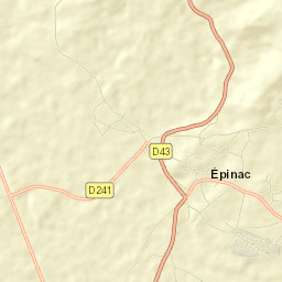 Épinac Street Map