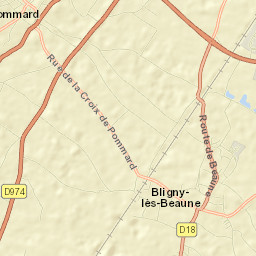 Bligny-lès-Beaune Street Map
