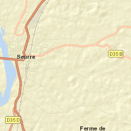 Seurre Street Map