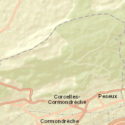 Peseux Street Map