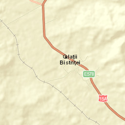 Galaţii Bistriţei Street Map