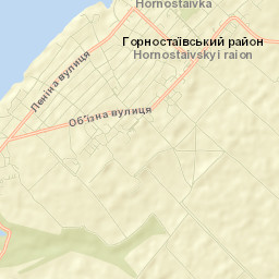 Hornostayivka Street Map