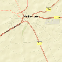 Vieillevigne Street Map