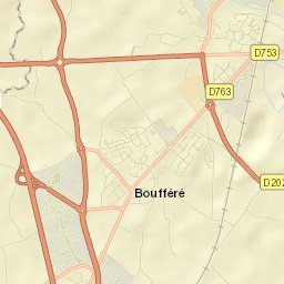 Boufféré Street Map