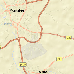 Montaigu Street Map