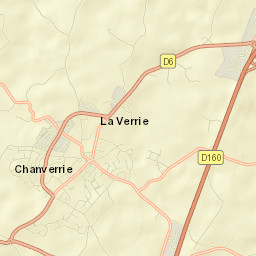 La Verrie Street Map