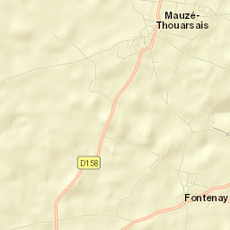 Mauzé-Thouarsais Street Map