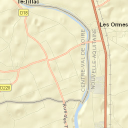 Les Ormes Street Map