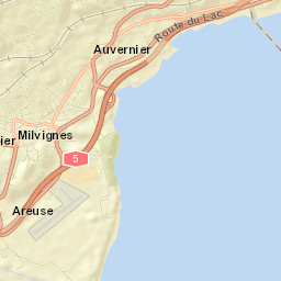 Auvernier Street Map