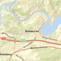 Mühleberg Street Map