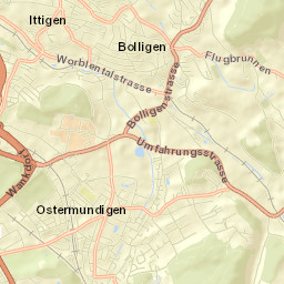 Bolligen Street Map