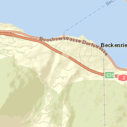 Beckenried Street Map