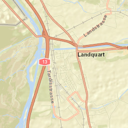 Region Landquart Street Map