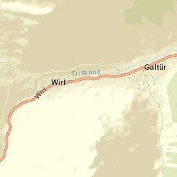 Galtür Street Map
