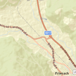 Friesach Street Map
