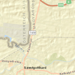 Szentgotthárd Street Map