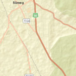 Sümeg Street Map