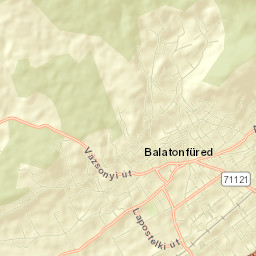 Balatonfüred Street Map