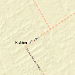 Kisláng Street Map