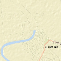 Cibakháza Street Map